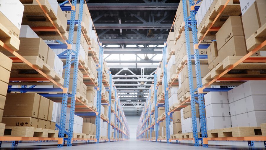 Ethan Distribution store shelves
