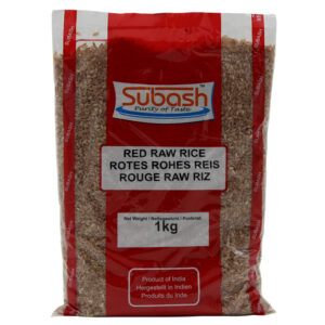 SUBASH RED RAW RICE 1KG