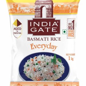 INDIA GATE EVERYDAY BASMATI RICE 8X1KG