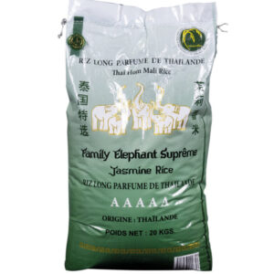 FAMILY ELEPHANT SUPREME JASMINE RICE (VERT) 20KG