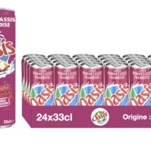 OASIS POMME CASSIS 24X33CL    13€TTC