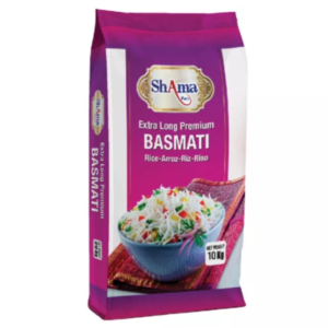 SHAMA BASMATI EXTRA LONG 10KG 25.30€TTC