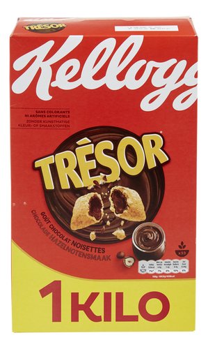 TRESOR CHOCOLAT NOISETTES  750G