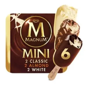 MAGNUM MINI CLASSIC ALMOND WHITE 6X55ML