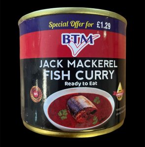 BTM JACK MACKEREL IN FISH CURRY 225G 0.95€TTC