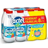 LAIT LACTEL 8X1L BOTTLE