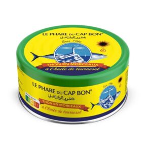 PHARE DU CAP BON THON EN MORCEAUX À L'HUILE 160G