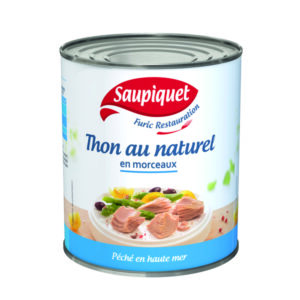 SAUPIQUET THON AU NATUREL 800G